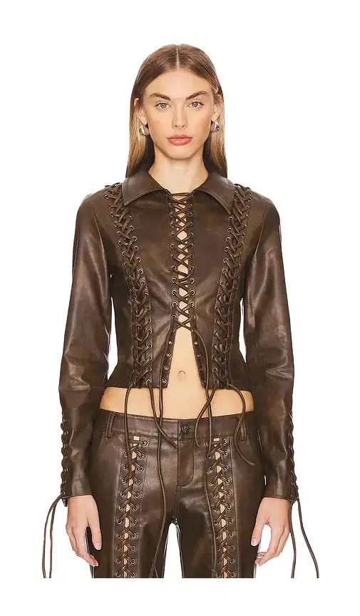 Amantilla Faux Leather Jacket Amantilla Faux Leather Jacket