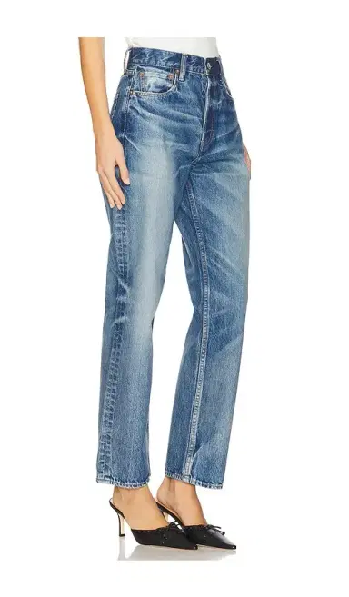 Moussy Vintage Maspeth Wide Straight Jeans | Thumbnail 2 Moussy Vintage Maspeth Wide Straight Jeans | Thumbnail 2