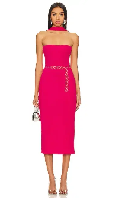Lovers and Friends Dominique Midi Dress | Thumbnail 1 Lovers and Friends Dominique Midi Dress | Thumbnail 1