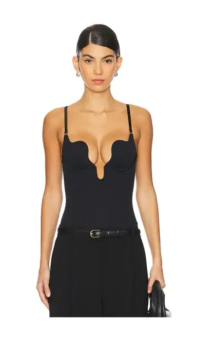 Fleur du Mal Seduce U-Plunge Bodysuit | Thumbnail 1 Fleur du Mal Seduce U-Plunge Bodysuit | Thumbnail 1