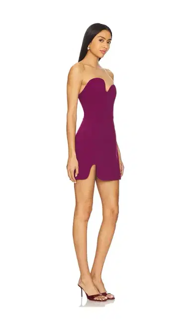 Amanda Uprichard x REVOLVE Strapless Puzzle Mini Dress | Thumbnail 2 Amanda Uprichard x REVOLVE Strapless Puzzle Mini Dress | Thumbnail 2