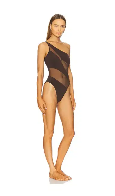 Norma Kamali Snake Mesh Mio One Piece | Thumbnail 2 Norma Kamali Snake Mesh Mio One Piece | Thumbnail 2