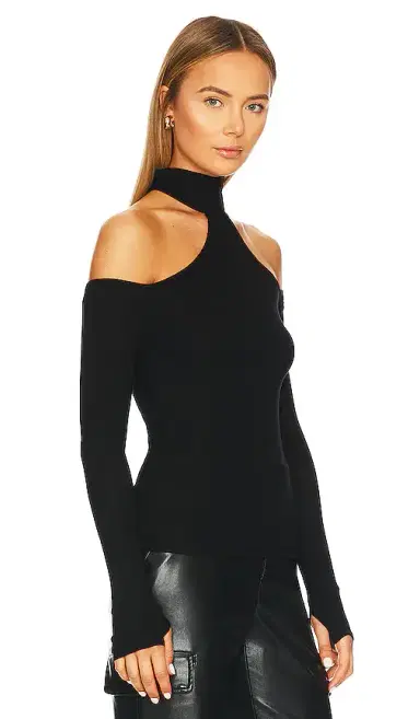 Michael Lauren Levon Mock Neck Top | Thumbnail 2 Michael Lauren Levon Mock Neck Top | Thumbnail 2