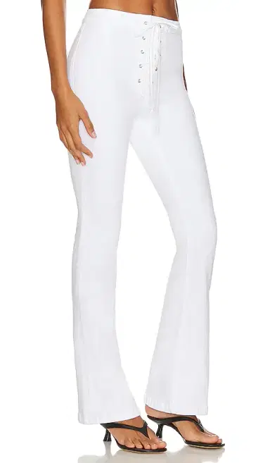MOTHER The Lace Up High Waisted Weekend Skimp Jeans | Thumbnail 2 MOTHER The Lace Up High Waisted Weekend Skimp Jeans | Thumbnail 2