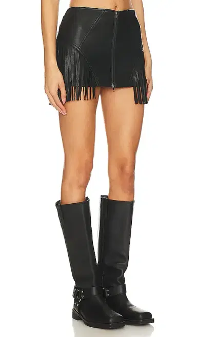 superdown Riley Faux Leather Skirt | Thumbnail 2 superdown Riley Faux Leather Skirt | Thumbnail 2