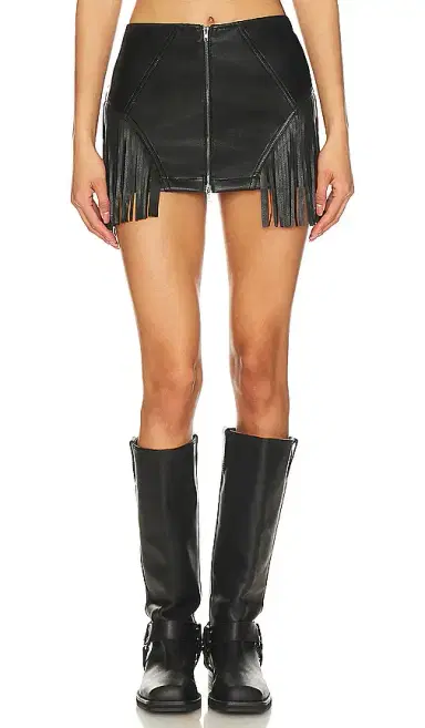 superdown Riley Faux Leather Skirt | Thumbnail 1 superdown Riley Faux Leather Skirt | Thumbnail 1