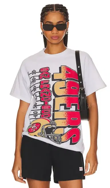Junk Food 49ers Yardage Tee | Thumbnail 1 Junk Food 49ers Yardage Tee | Thumbnail 1