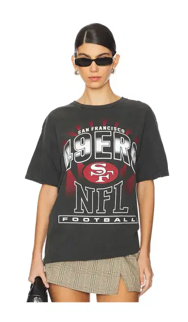 Junk Food 49ers Chrome Vintage Tee | Thumbnail 1 Junk Food 49ers Chrome Vintage Tee | Thumbnail 1