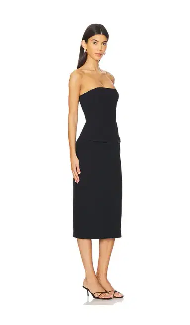 Amanda Uprichard x REVOLVE Strapless Bethany Midi Dress | Thumbnail 2 Amanda Uprichard x REVOLVE Strapless Bethany Midi Dress | Thumbnail 2