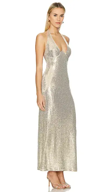 Auteur Studio Allegra Halter Dress | Thumbnail 2 Auteur Studio Allegra Halter Dress | Thumbnail 2