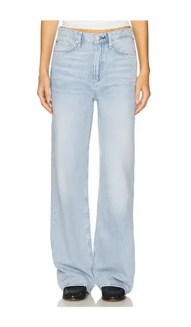 Rag & Bone Featherweight Logan Mid Rise Wide Leg Jeans | Thumbnail 1 Rag & Bone Featherweight Logan Mid Rise Wide Leg Jeans | Thumbnail 1