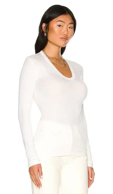 ENZA COSTA Rib Fitted Long Sleeve | Thumbnail 2 ENZA COSTA Rib Fitted Long Sleeve | Thumbnail 2