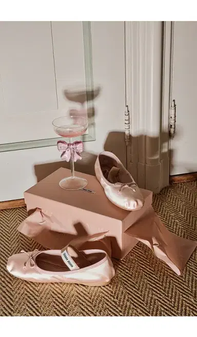 Lepel Club Pink Bow Glass | Thumbnail 2 Lepel Club Pink Bow Glass | Thumbnail 2