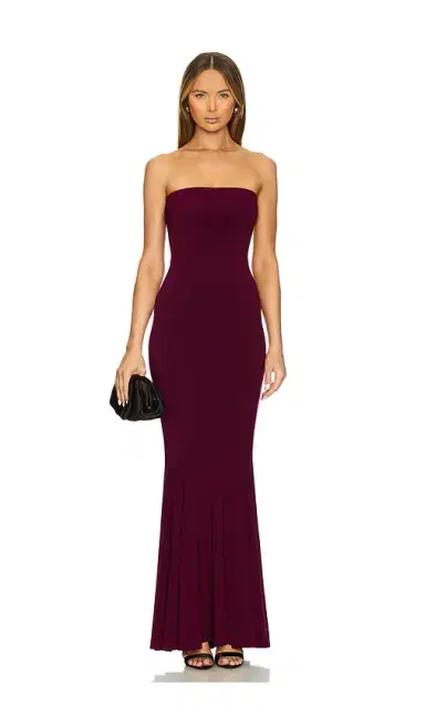 Norma Kamali x REVOLVE Strapless Fishtail Gown | Thumbnail 1 Norma Kamali x REVOLVE Strapless Fishtail Gown | Thumbnail 1