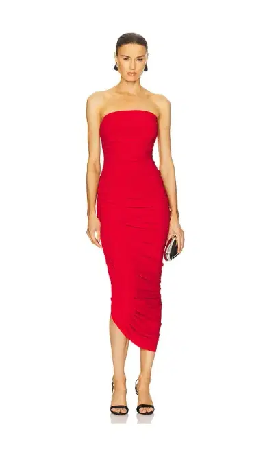 Norma Kamali Strapless Diana Gown | Thumbnail 1 Norma Kamali Strapless Diana Gown | Thumbnail 1