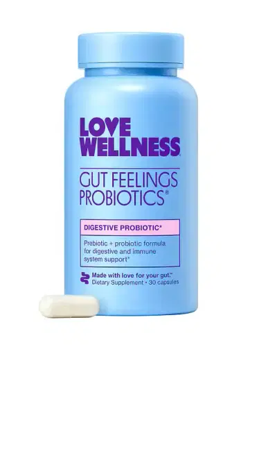Love Wellness Gut Feelings Probiotics Capsules | Thumbnail 1 Love Wellness Gut Feelings Probiotics Capsules | Thumbnail 1