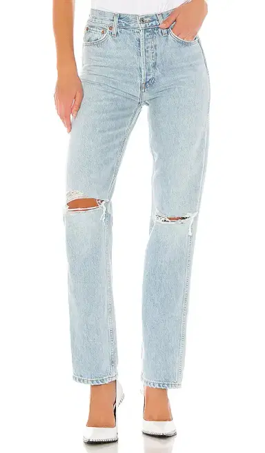 RE/DONE Originals High Rise Loose Jeans | Thumbnail 1 RE/DONE Originals High Rise Loose Jeans | Thumbnail 1