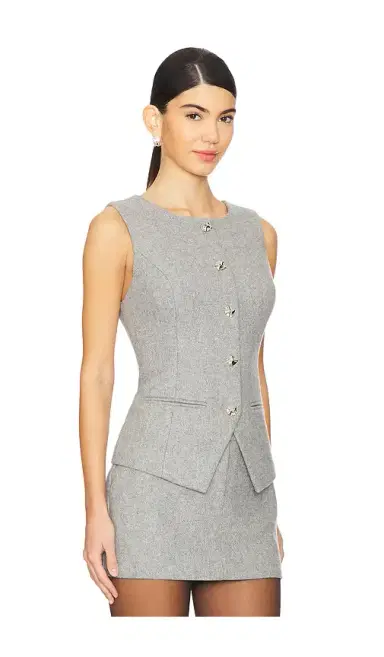 Line & Dot Damson Vest | Thumbnail 2 Line & Dot Damson Vest | Thumbnail 2