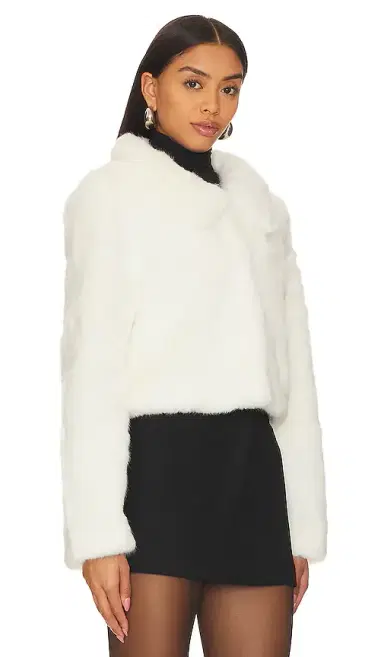 Unreal Fur Tirage Cropped Jacket | Thumbnail 2 Unreal Fur Tirage Cropped Jacket | Thumbnail 2