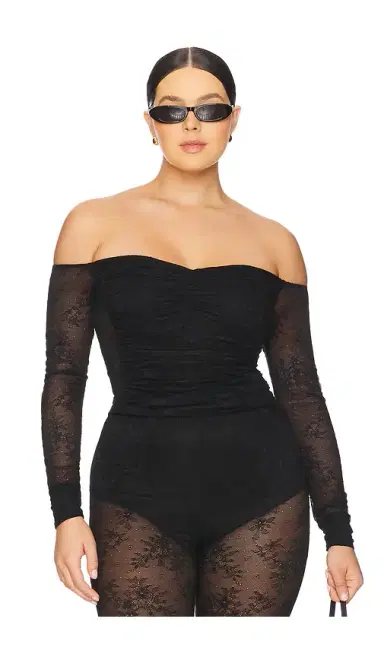 AFRM Odilla Lace Combo Top | Thumbnail 2 AFRM Odilla Lace Combo Top | Thumbnail 2