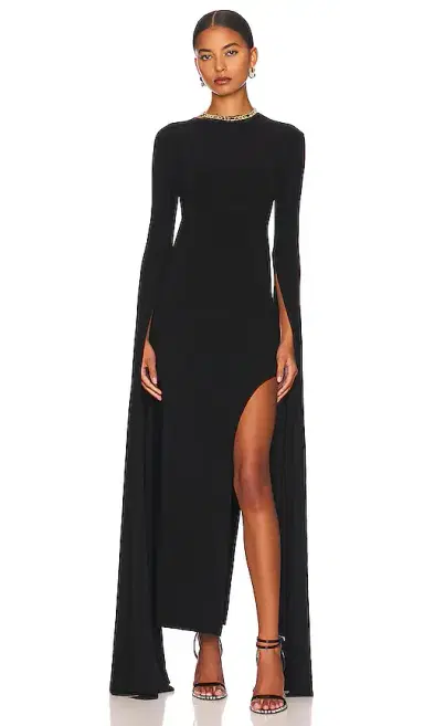 Norma Kamali Ribbon Sleeve Gown | Thumbnail 2 Norma Kamali Ribbon Sleeve Gown | Thumbnail 2