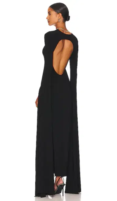 Norma Kamali Ribbon Sleeve Gown | Thumbnail 1 Norma Kamali Ribbon Sleeve Gown | Thumbnail 1