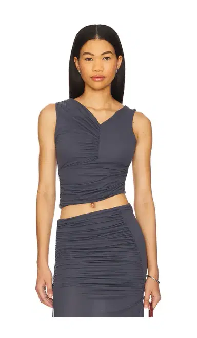 Indah Ari Solid V Neck Top | Thumbnail 1 Indah Ari Solid V Neck Top | Thumbnail 1