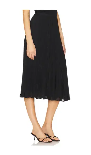 L'AGENCE Fernanda Pleated Midi Skirt | Thumbnail 2 L'AGENCE Fernanda Pleated Midi Skirt | Thumbnail 2