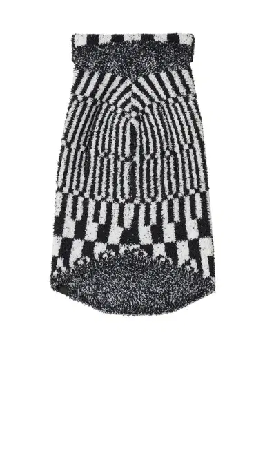 Barefoot Dreams CozyChic Abstract Check Pet Sweater | Thumbnail 2 Barefoot Dreams CozyChic Abstract Check Pet Sweater | Thumbnail 2