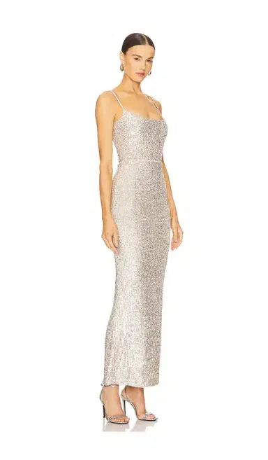 Nookie Lovers Nothings Sequin Gown | Thumbnail 2 Nookie Lovers Nothings Sequin Gown | Thumbnail 2