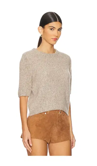 W. Cashmere Brenda Short Sleeve Pullover | Thumbnail 2 W. Cashmere Brenda Short Sleeve Pullover | Thumbnail 2