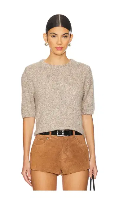 W. Cashmere Brenda Short Sleeve Pullover | Thumbnail 1 W. Cashmere Brenda Short Sleeve Pullover | Thumbnail 1
