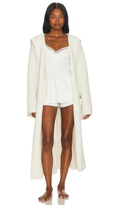 Barefoot Dreams CozyChic Ribbed Hooded Robe | Thumbnail 1 Barefoot Dreams CozyChic Ribbed Hooded Robe | Thumbnail 1