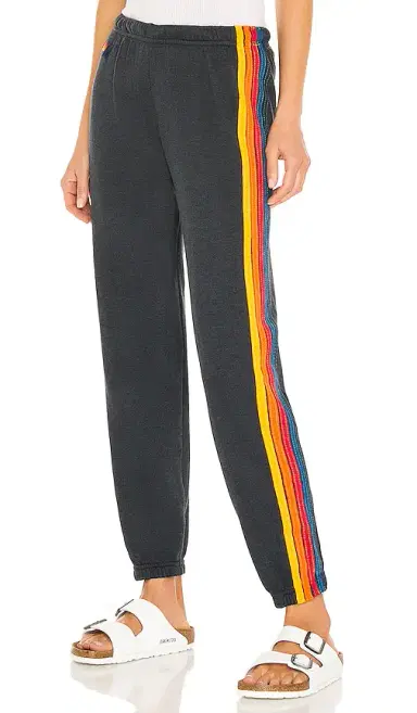 Aviator Nation 5 Stripe Sweatpant | Thumbnail 1 Aviator Nation 5 Stripe Sweatpant | Thumbnail 1