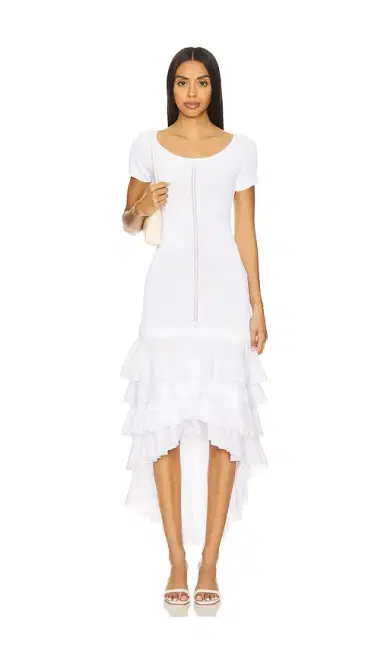ALEJANDRA ALONSO ROJAS Knit Ruffle Dress | Thumbnail 1 ALEJANDRA ALONSO ROJAS Knit Ruffle Dress | Thumbnail 1