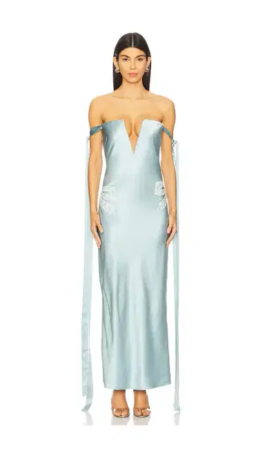 ALEJANDRA ALONSO ROJAS V-neck Corest Dress | Thumbnail 1 ALEJANDRA ALONSO ROJAS V-neck Corest Dress | Thumbnail 1