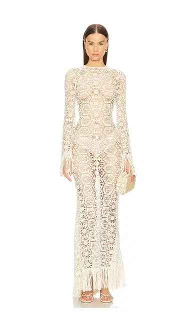 Bronx and Banco Maia Fringe Gown | Thumbnail 2 Bronx and Banco Maia Fringe Gown | Thumbnail 2