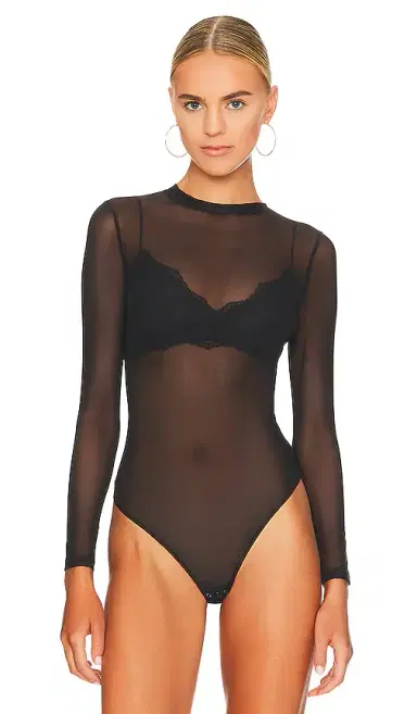 Undress Code Stay Simple Mesh Bodysuit | Thumbnail 2 Undress Code Stay Simple Mesh Bodysuit | Thumbnail 2