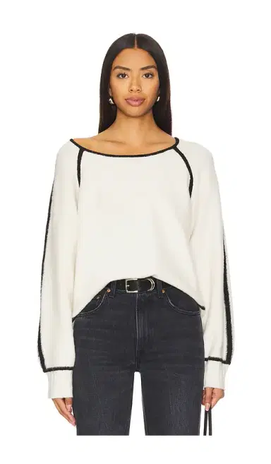 Central Park West Billie Raglan Sweater | Thumbnail 1 Central Park West Billie Raglan Sweater | Thumbnail 1