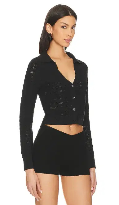 525 Cara Cropped Cardigan | Thumbnail 2 525 Cara Cropped Cardigan | Thumbnail 2