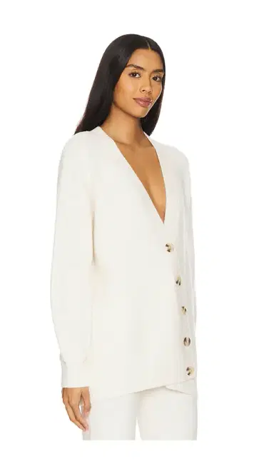 525 America Evelyn Asymmetrical Luxe Oversized Cardi | Thumbnail 2 525 America Evelyn Asymmetrical Luxe Oversized Cardi | Thumbnail 2