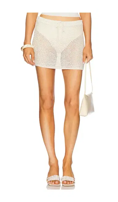 Good American Crochet Mini Skirt | Thumbnail 1 Good American Crochet Mini Skirt | Thumbnail 1