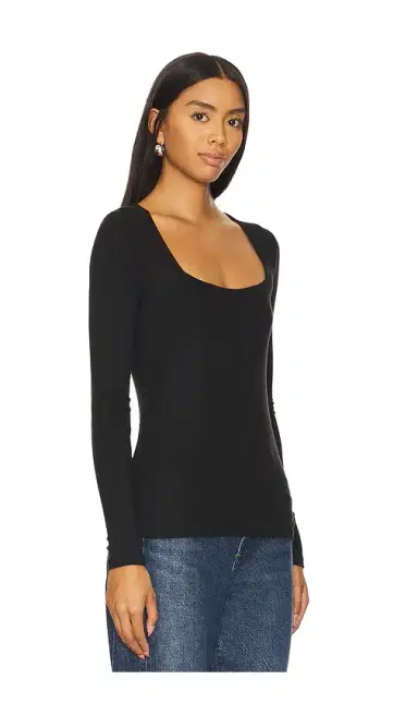 Goldie Square Neck Long Sleeve Tee | Thumbnail 2 Goldie Square Neck Long Sleeve Tee | Thumbnail 2