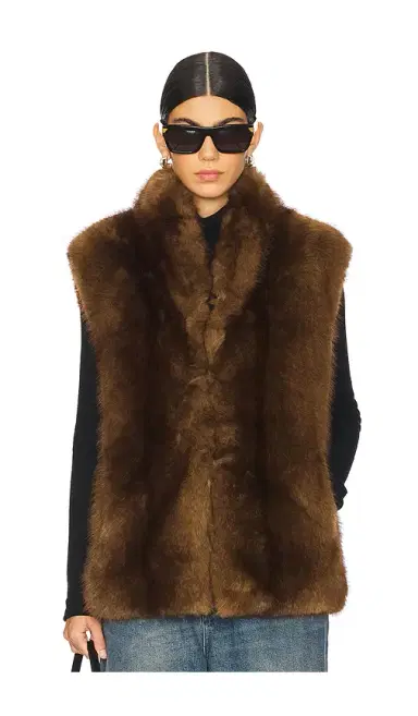 Apparis Laila Mink Vest | Thumbnail 2 Apparis Laila Mink Vest | Thumbnail 2