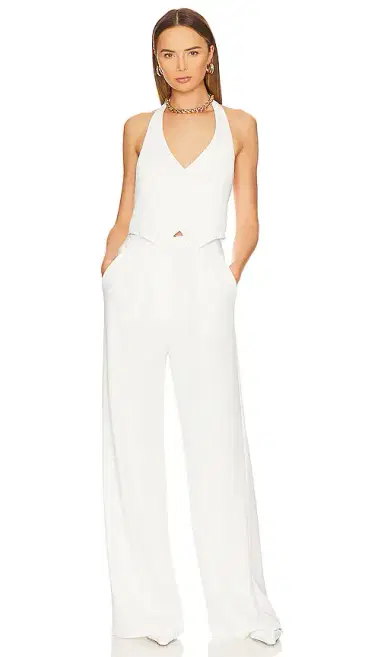 Amanda Uprichard Isadore Jumpsuit | Thumbnail 1 Amanda Uprichard Isadore Jumpsuit | Thumbnail 1