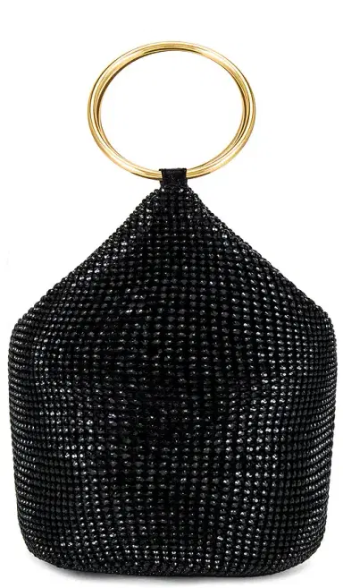 olga berg Ellie Crystal Mesh Ring Handle Bag | Thumbnail 2 olga berg Ellie Crystal Mesh Ring Handle Bag | Thumbnail 2