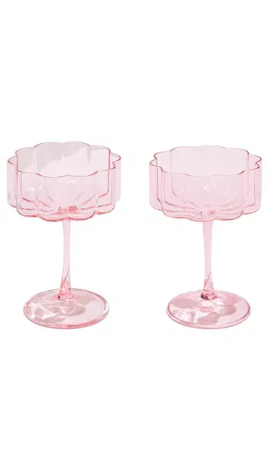 FAZEEK Wave Coupe Glasses Set of 2 | Thumbnail 1 FAZEEK Wave Coupe Glasses Set of 2 | Thumbnail 1