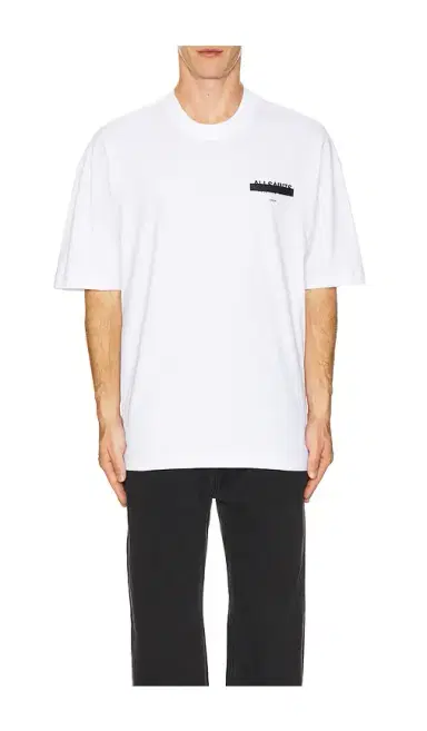 AllSaints Redact Short Sleeve Crew | Thumbnail 1 AllSaints Redact Short Sleeve Crew | Thumbnail 1