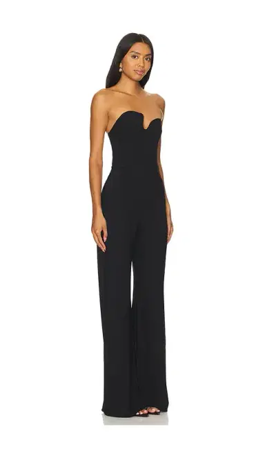 Amanda Uprichard Strapless Puzzle Jumpsuit | Thumbnail 2 Amanda Uprichard Strapless Puzzle Jumpsuit | Thumbnail 2