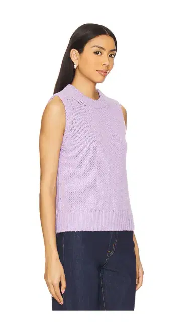 EAVES Daisy Sleeveless Knit Vest | Thumbnail 2 EAVES Daisy Sleeveless Knit Vest | Thumbnail 2